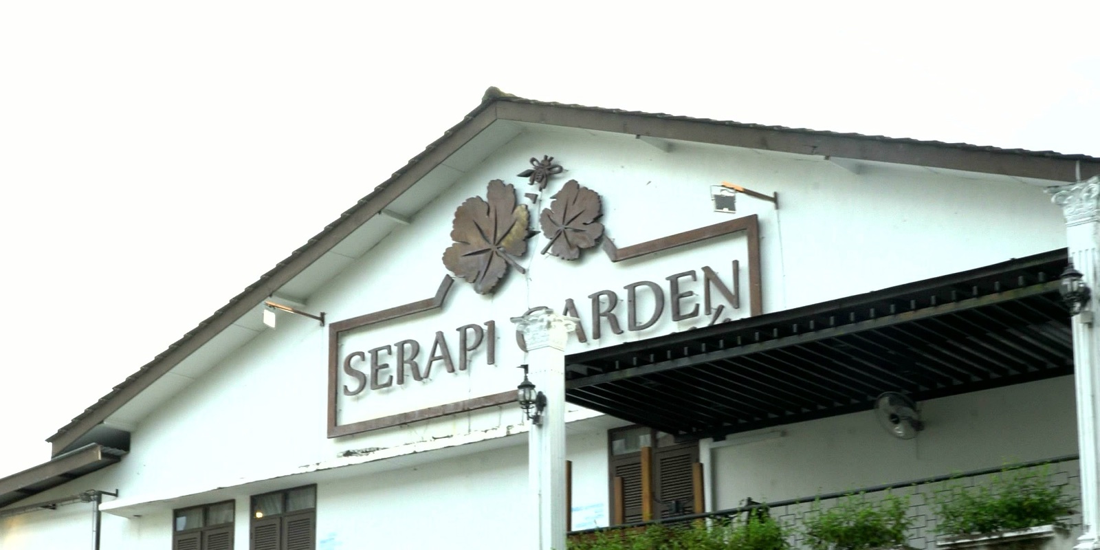The Serapi Garden restaurant frontage
