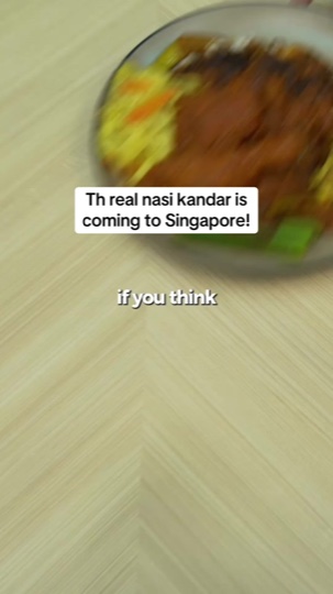 Video announcing the free nasi kandar giveaway and the MacPherson Road address